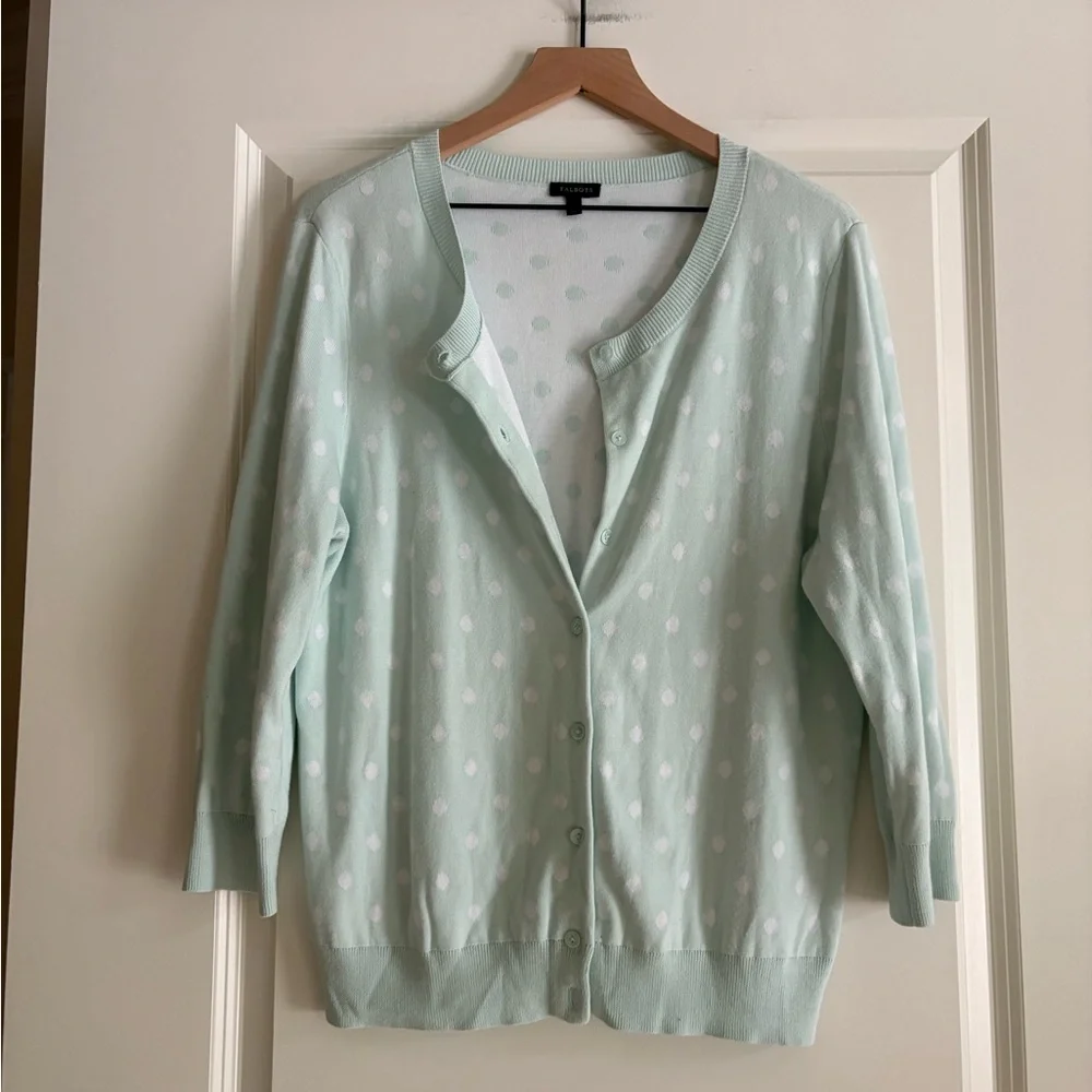 Talbots Polka Dot Women’s Cardigan